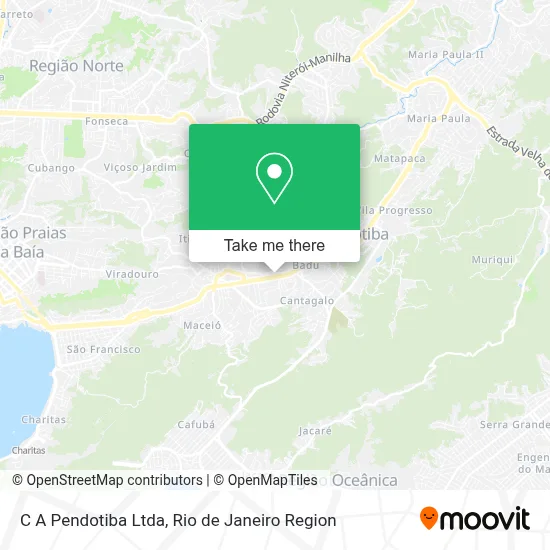 C A Pendotiba Ltda map