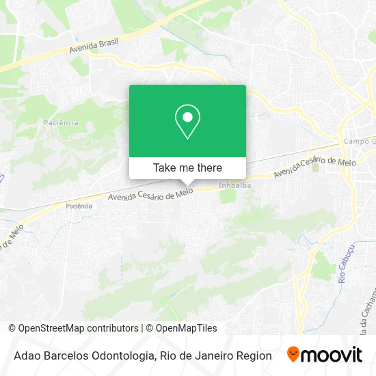 Adao Barcelos Odontologia map