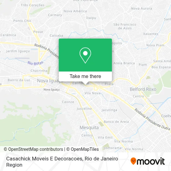 Casachick Moveis E Decoracoes map