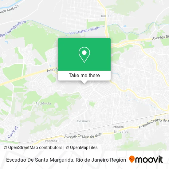 Escadao De Santa Margarida map