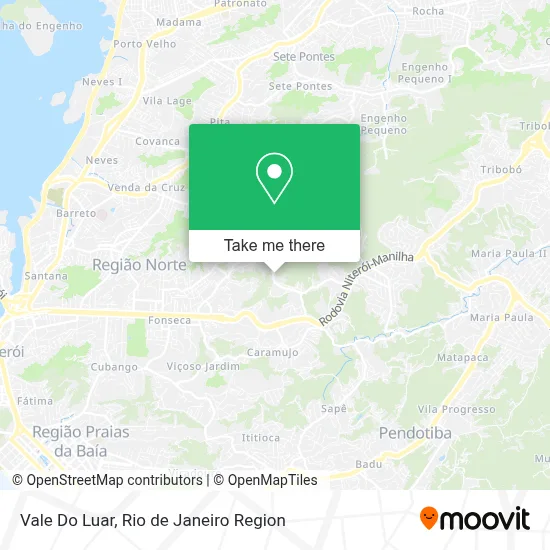 Vale Do Luar map