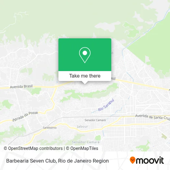 Barbearia Seven Club map