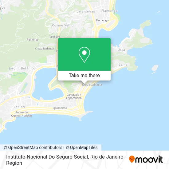 Instituto Nacional Do Seguro Social map