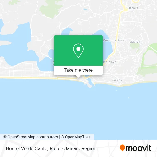 Hostel Verde Canto map