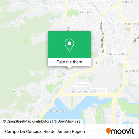 Campo Da Curicica map