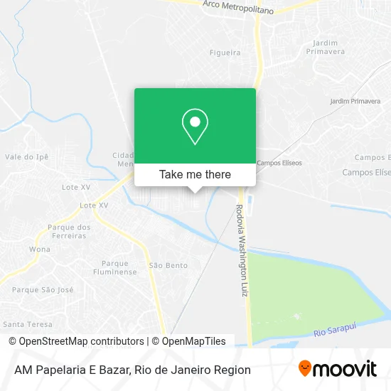 AM Papelaria E Bazar map