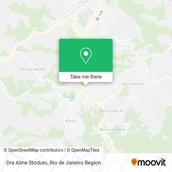 Dra Aline Stoduto map