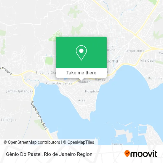 Gênio Do Pastel map