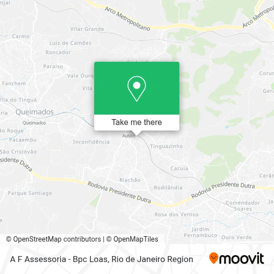 A F Assessoria - Bpc Loas map