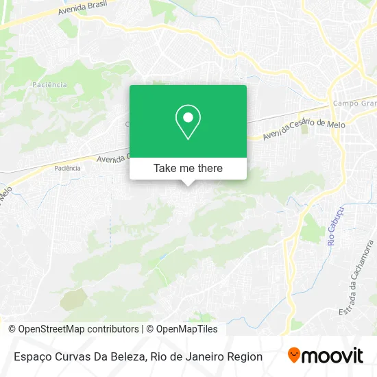 Espaço Curvas Da Beleza map