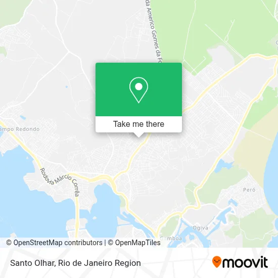 Santo Olhar map