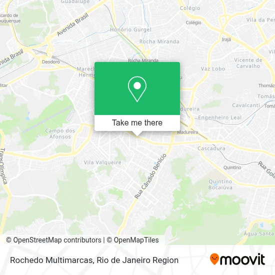 Rochedo Multimarcas map