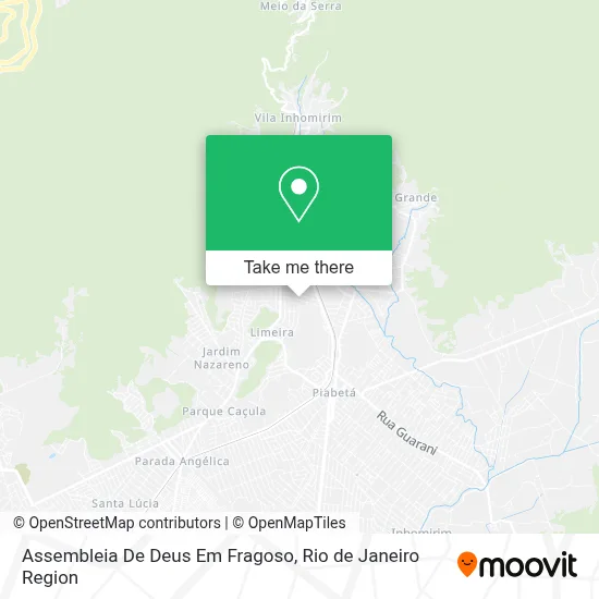 Assembleia De Deus Em Fragoso map