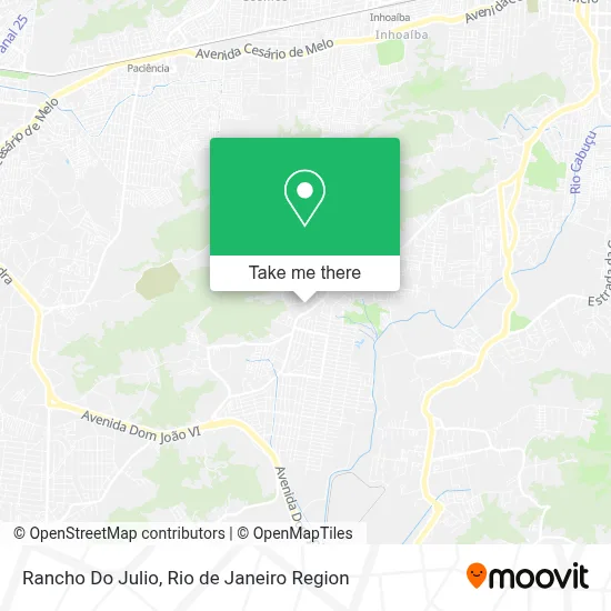Rancho Do Julio map