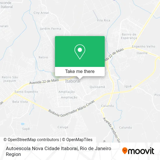 Autoescola Nova Cidade Itaboraí map