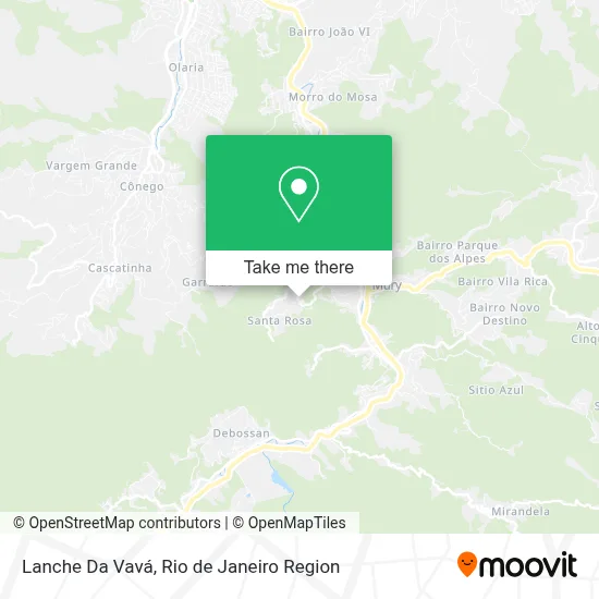 Lanche Da Vavá map