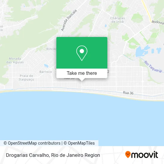 Drogarias Carvalho map