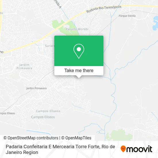 Padaria Confeitaria E Mercearia Torre Forte map