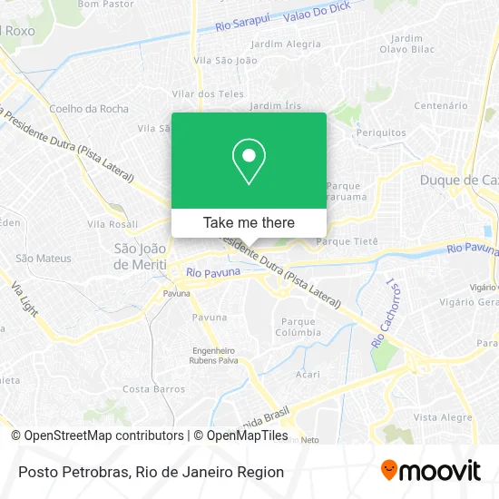 Posto Petrobras map