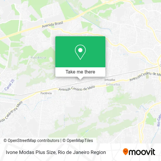 Ivone Modas Plus Size map