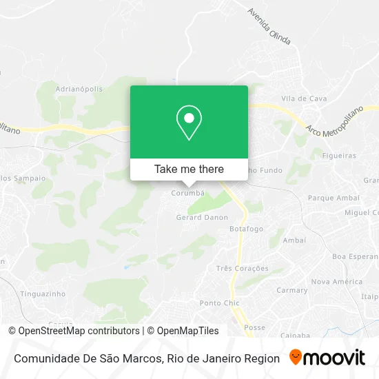 Comunidade De São Marcos map