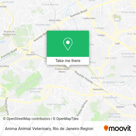 Anima Animal Veterinary map