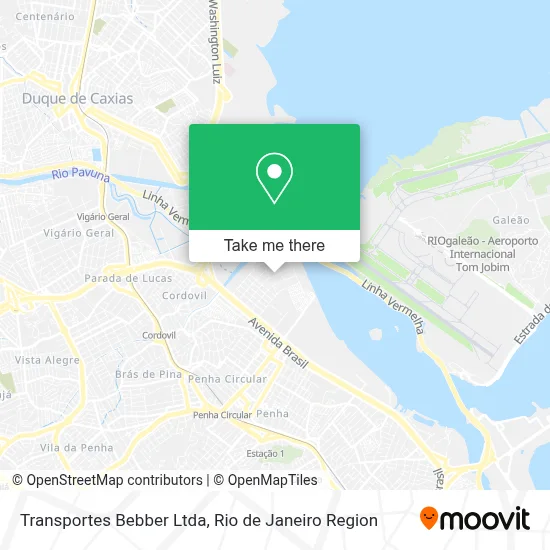 Transportes Bebber Ltda map