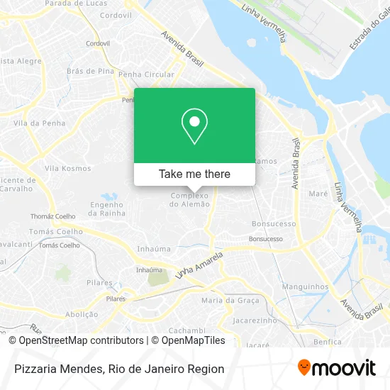 Pizzaria Mendes map