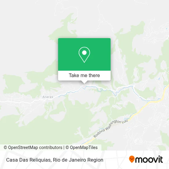 Casa Das Reliquias map