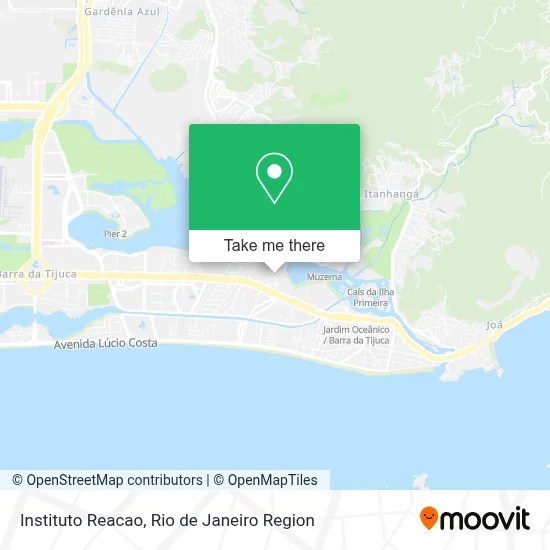 Instituto Reacao map