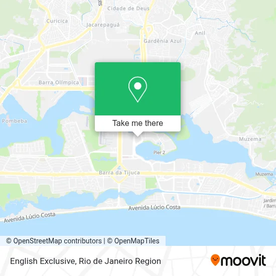 English Exclusive map