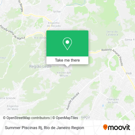 Summer Piscinas Rj map