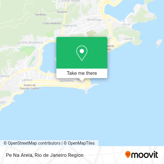 Pe Na Areia map