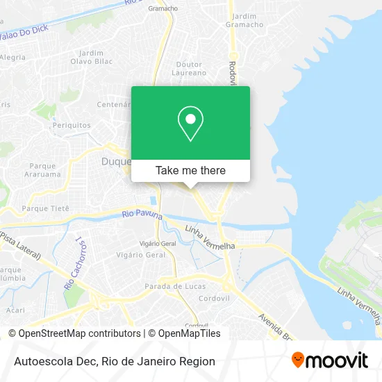 Autoescola Dec map