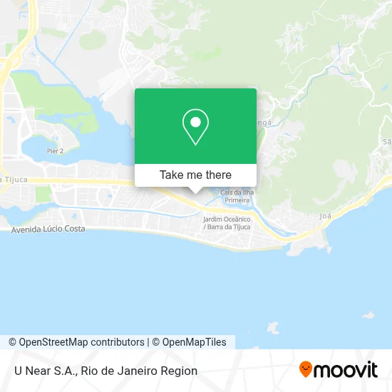 U Near S.A. map