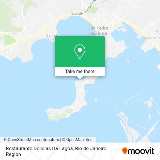 Restaurante Delícias Da Lagoa map