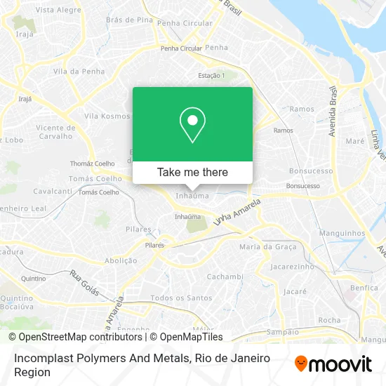 Incomplast Polymers And Metals map