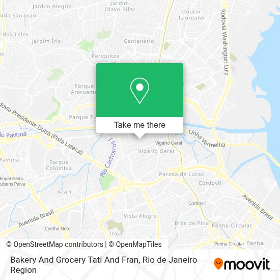 Bakery And Grocery Tati And Fran map