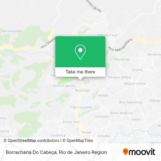 Borracharia Do Cabeça map