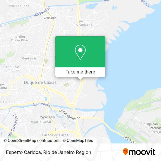 Espetto Carioca map