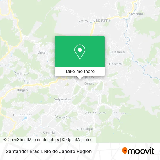 Santander Brasil map
