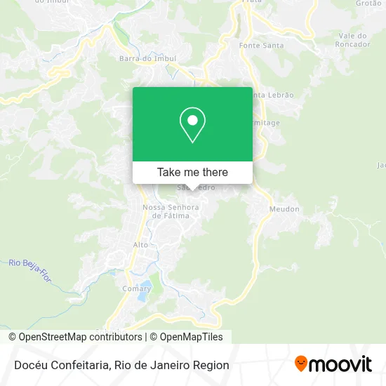 Docéu Confeitaria map
