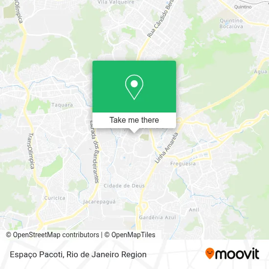 Espaço Pacoti map