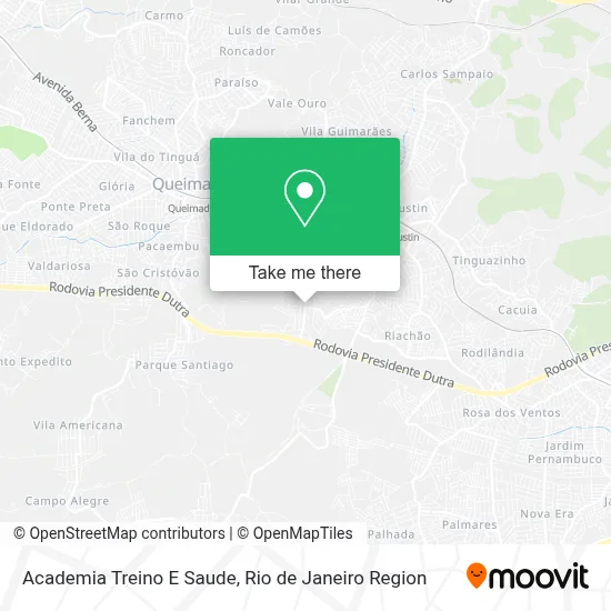 Academia Treino E Saude map