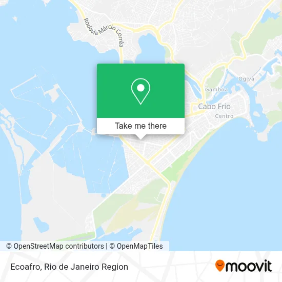 Ecoafro map