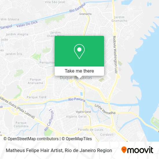 Matheus Felipe Hair Artist map
