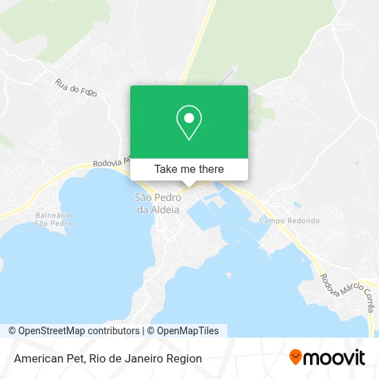 American Pet map