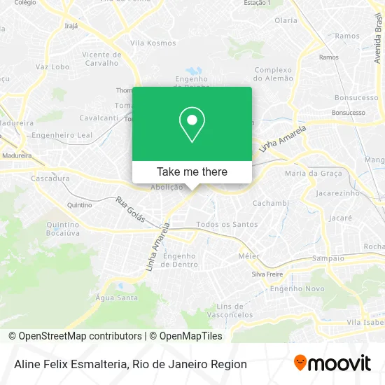 Aline Felix Esmalteria map