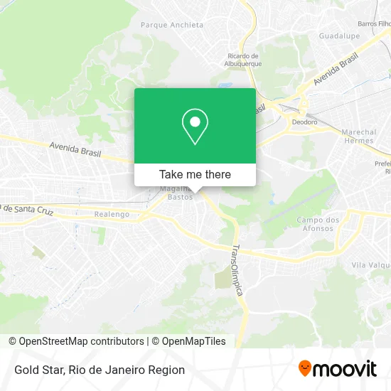 Gold Star map