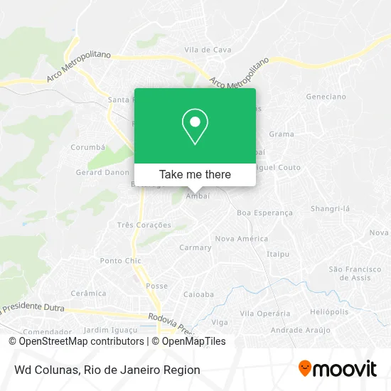 Wd Colunas map